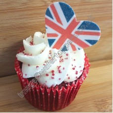 24 Union Jack Heart