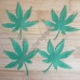 24 Medium Cannabis Leaf