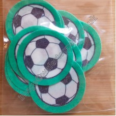 24 Green Footballs