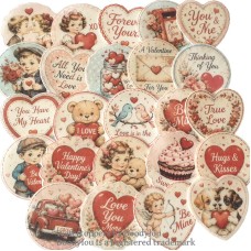 24 Vintage Valentines